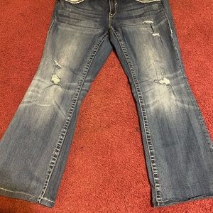 Petite boot cut jeans